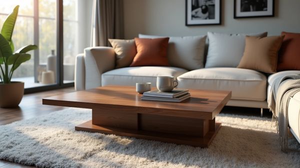 Des tables basses qui allient élégance et praticité dans votre salon