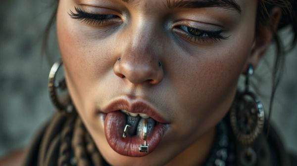 Les piercings à la langue : esthétique attirante et sens culturel
